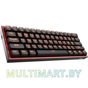 Клавиатура Redragon Fizz Pro (черный/красный) картинка 2